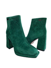 Ghete Piele Naturala Feeling Z0163-01 Green